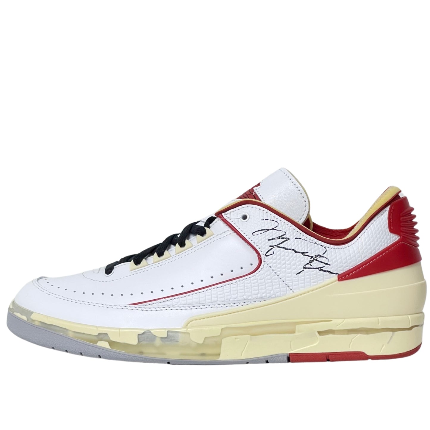 Nike Air Jordan 2 Low SP Off-White White Varsity Red