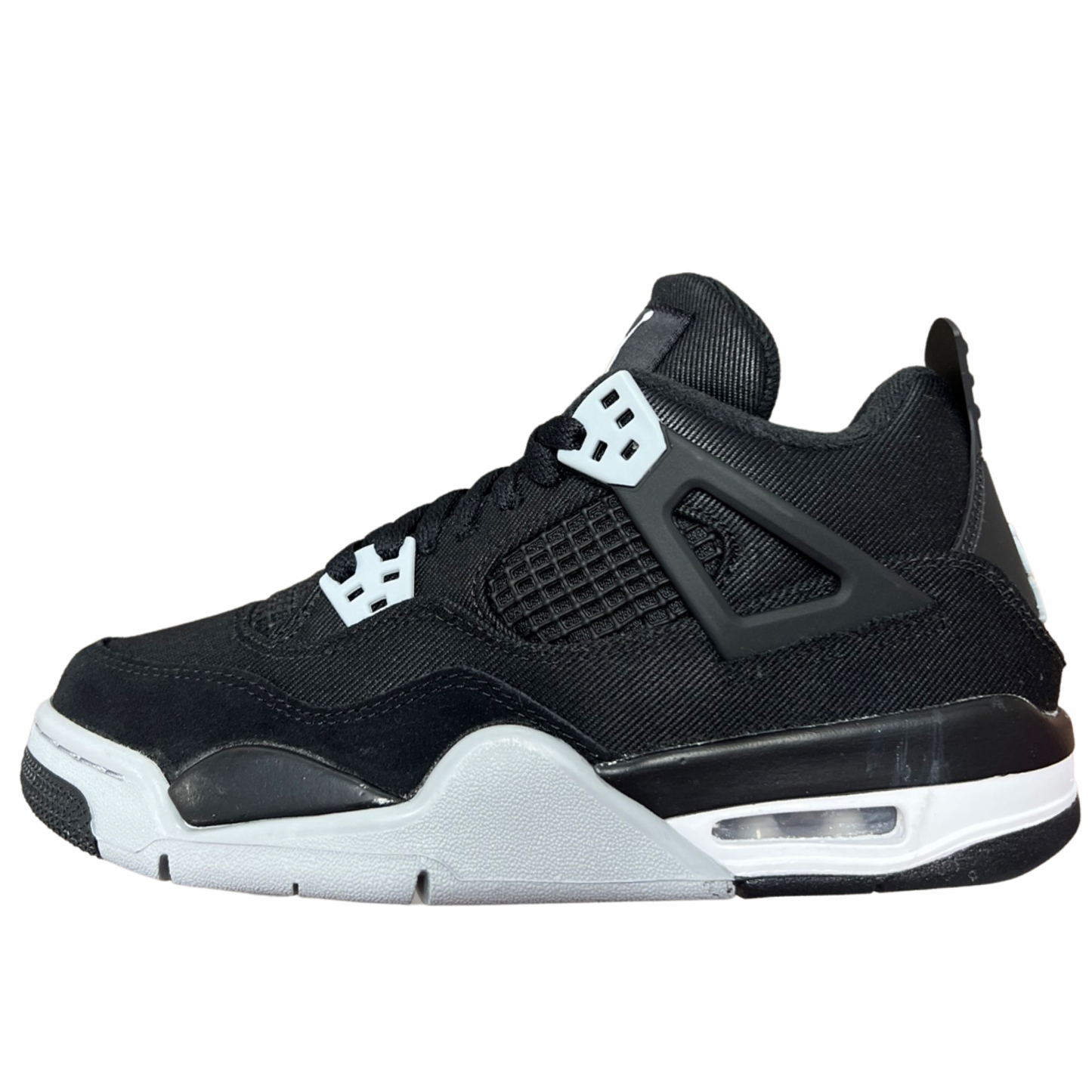 Nike Air Jordan 4 SE Black Canvas GS