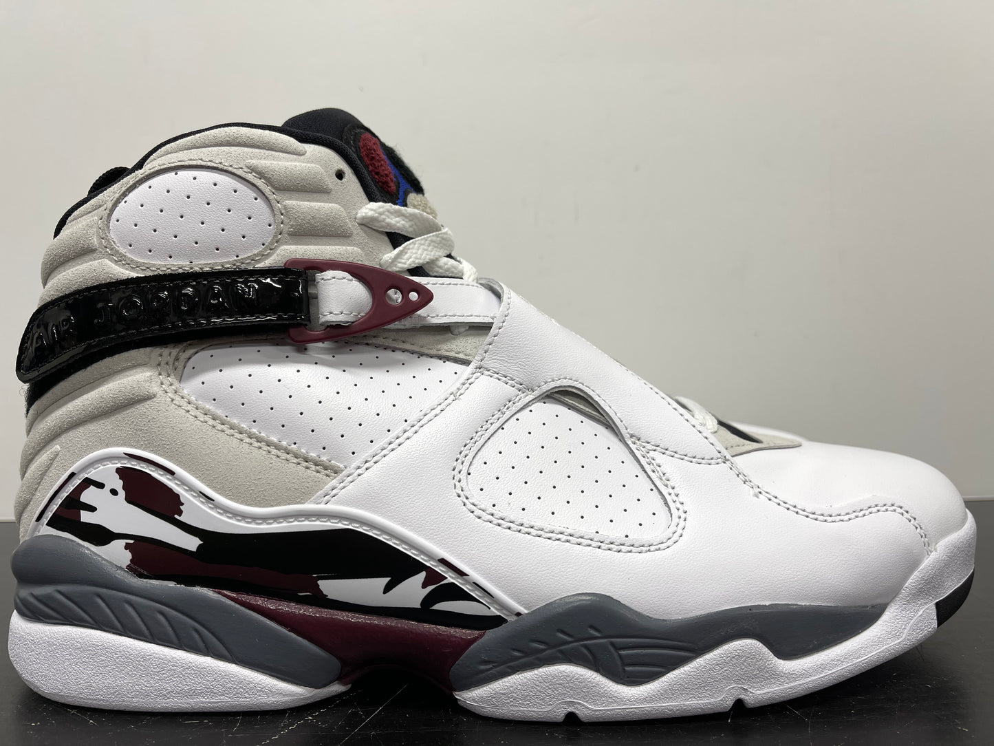 WMNS Nike Air Jordan 8 White Burgundy