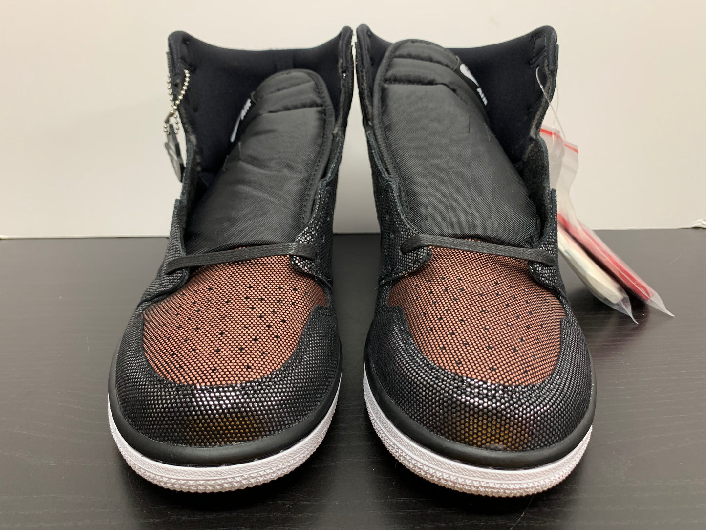 WMNS Nike Air Jordan 1 Fearless Black Metallic Rose Gold