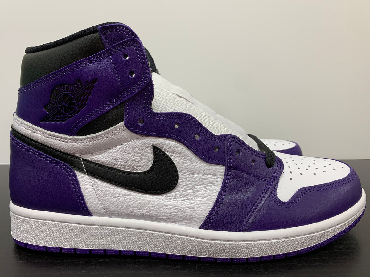 jordan 1 court purple 2.0 on feet