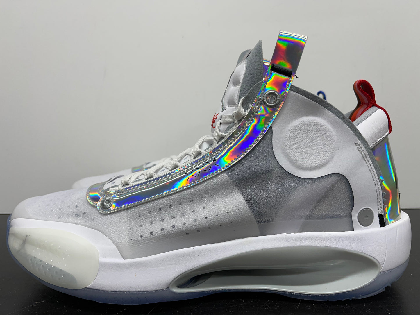 Nike Air Jordan 34 White Metallic Silver Unite