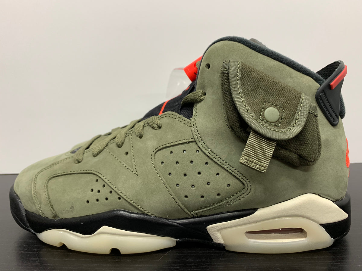 Nike Air Jordan 6 Travis Scott Olive GS – ChillyKicks