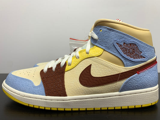 Nike Air Jordan 1 Mid SE Fearless Maison Chateau Rouge