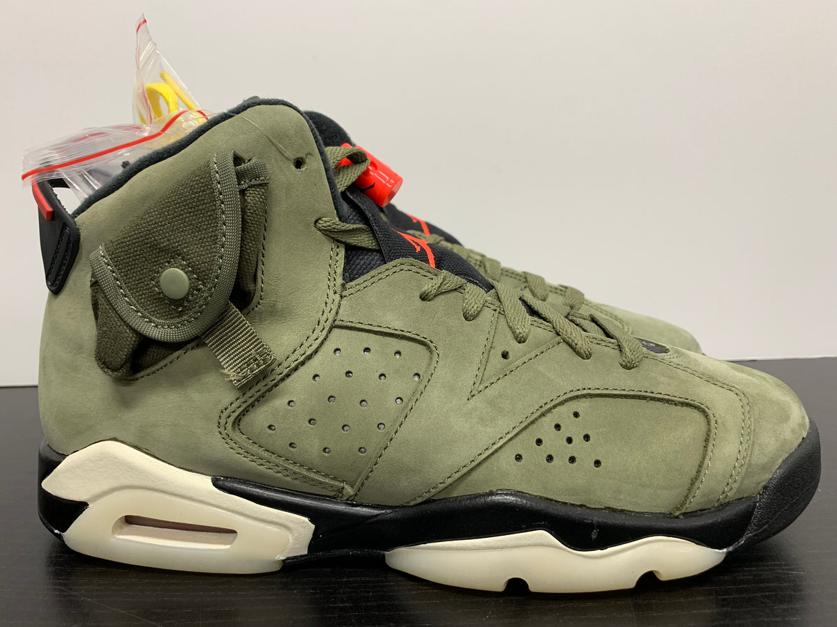 Nike Air Jordan 6 Travis Scott Olive GS – ChillyKicks