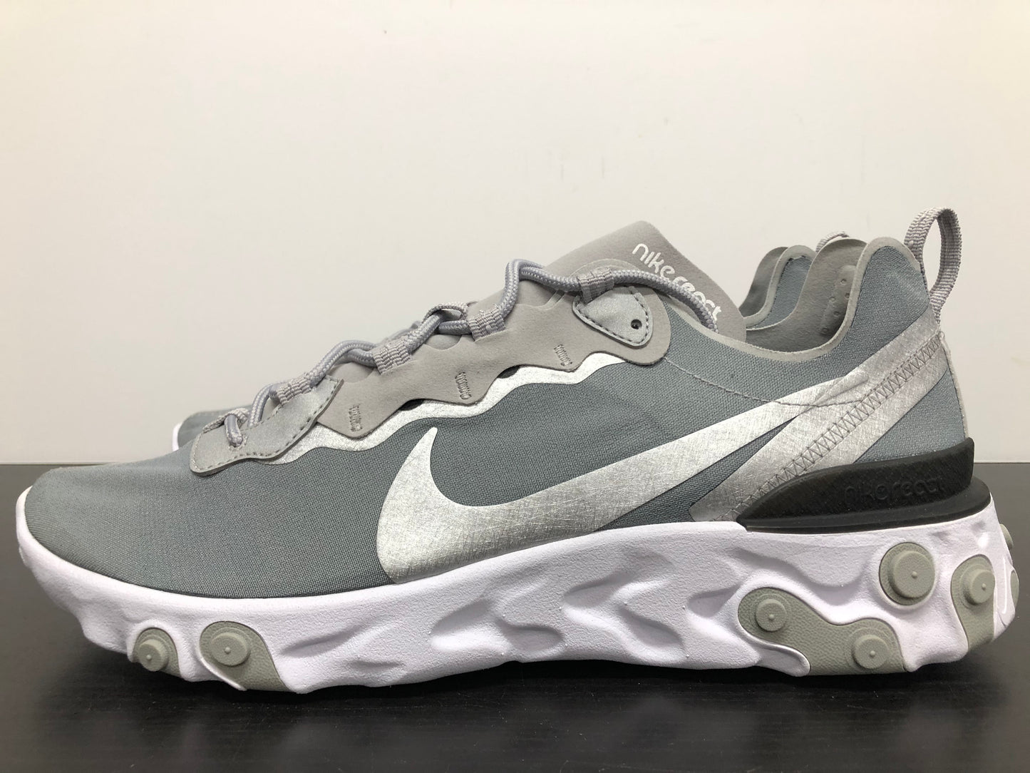 Nike React Element 55 Metallic Silver
