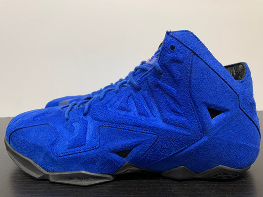 Nike LeBron 11 EXT Blue Suede Promo Size 12.5