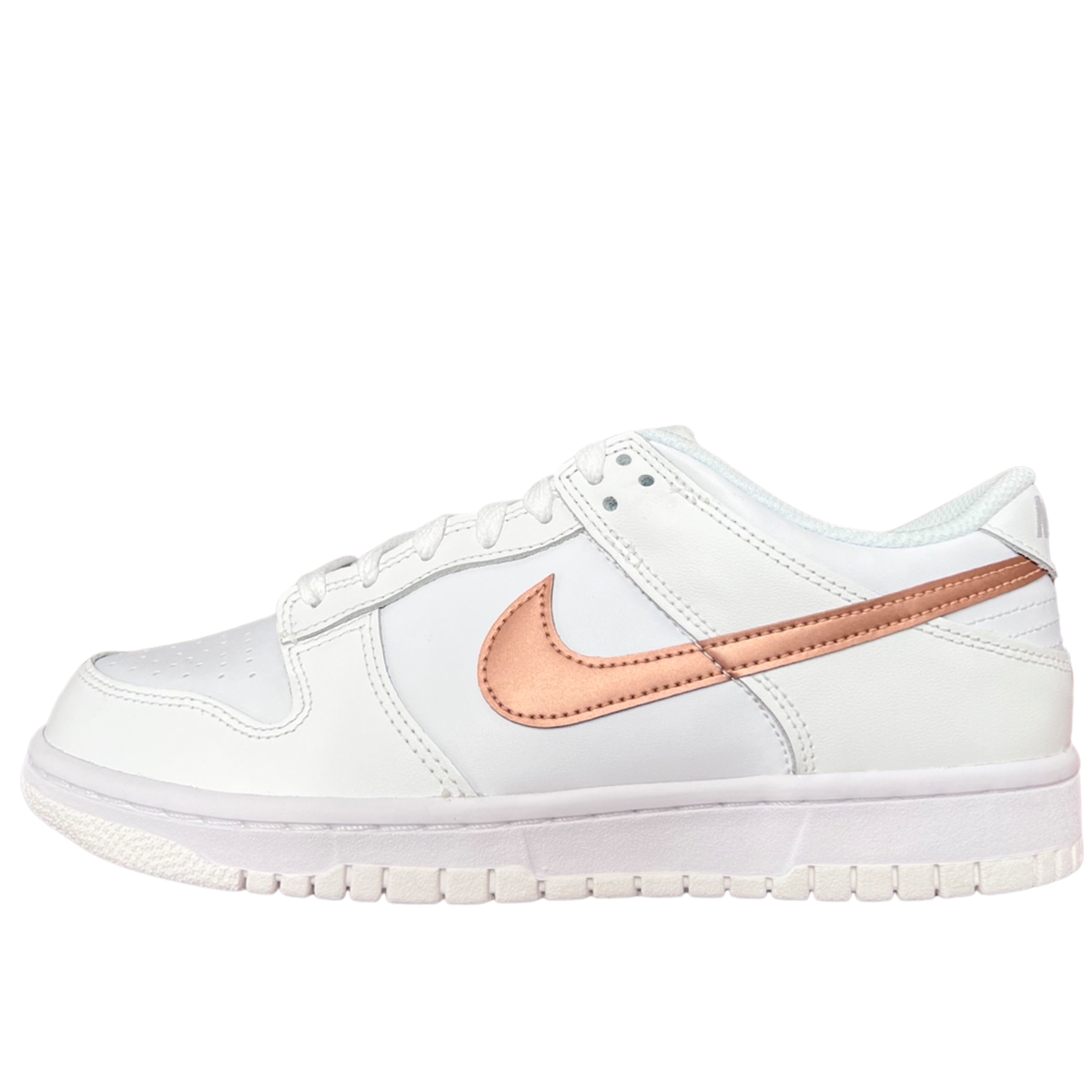 Nike Dunk Low White Metallic Red Bronze GS – ChillyKicks