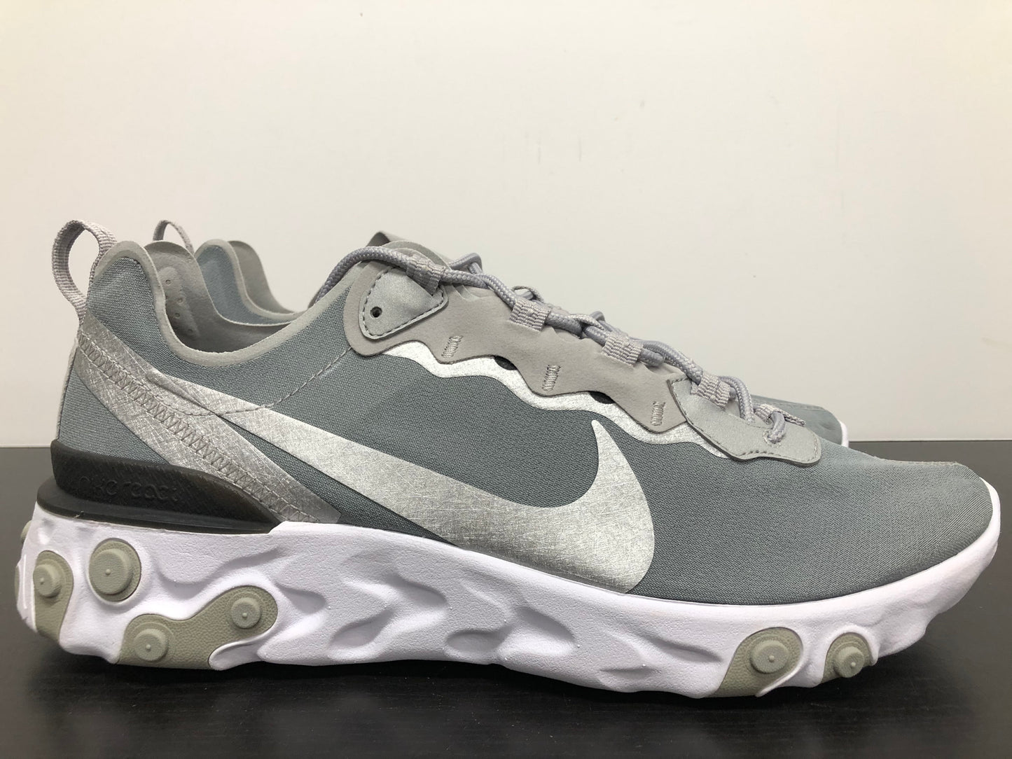 Nike React Element 55 Metallic Silver