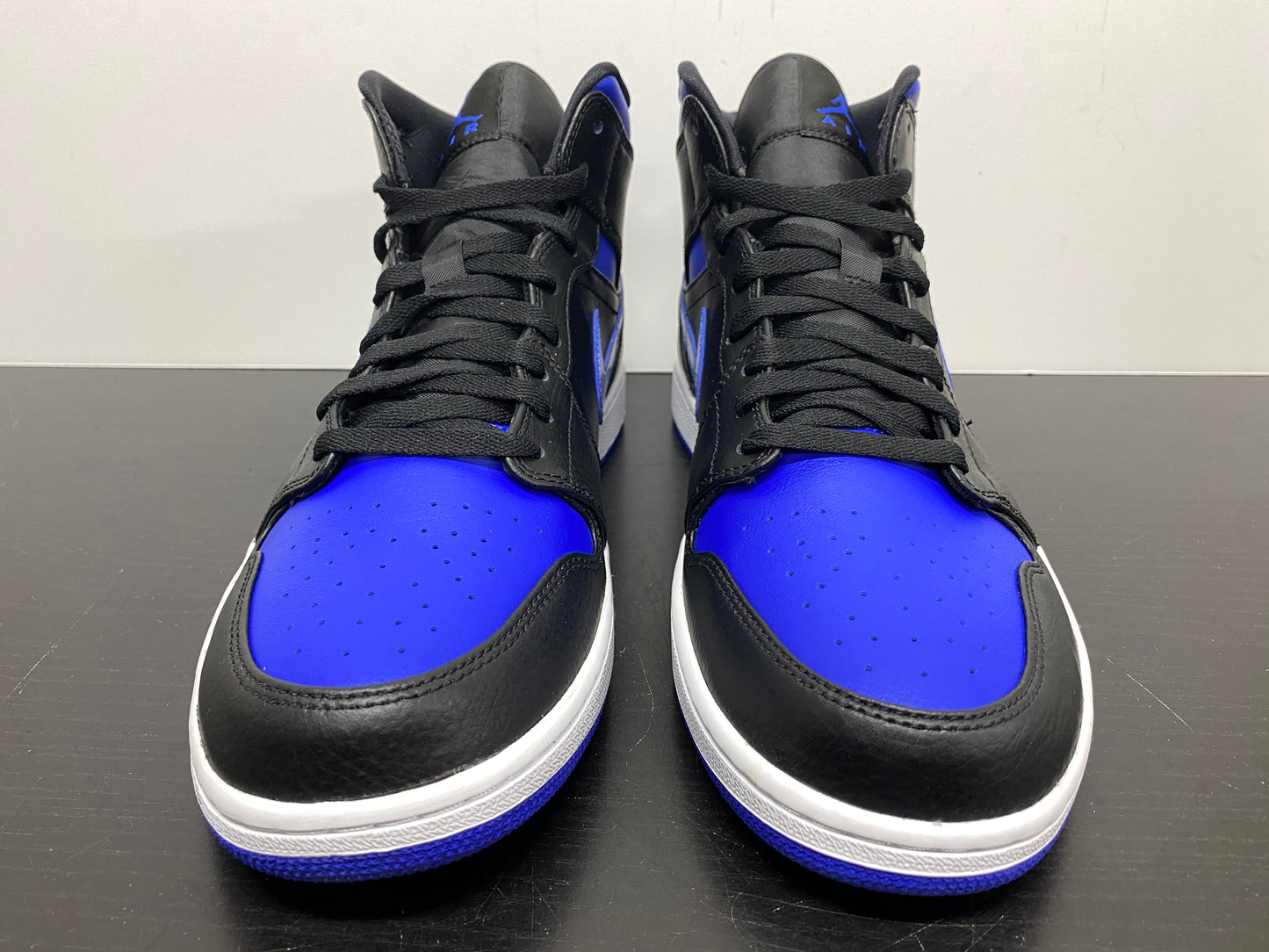 Nike Air Jordan 1 Mid Black Hyper Royal