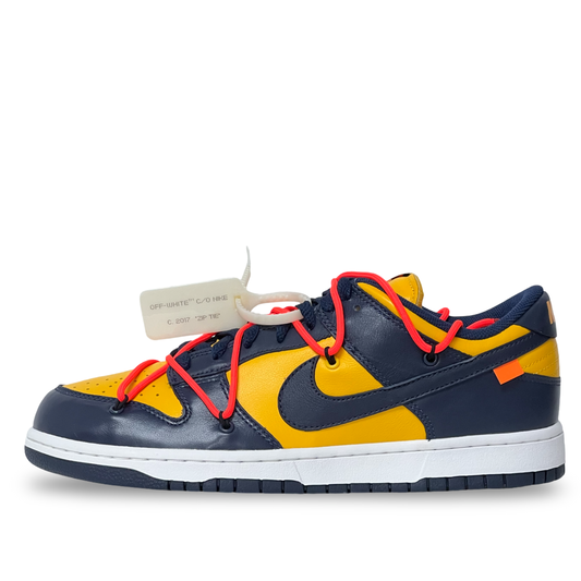 Nike Dunk Low Off-White University Gold Michigan