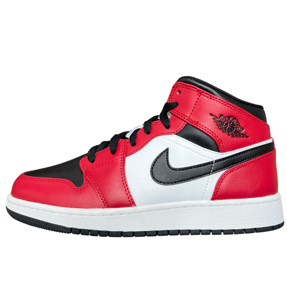 Nike Air Jordan 1 Mid Chicago Black Toe GS