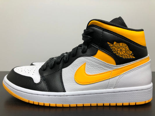 WMNS Nike Air Jordan 1 Mid White Laser Orange