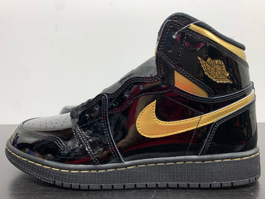 Nike Air Jordan 1 Black Metallic Gold 2020 GS