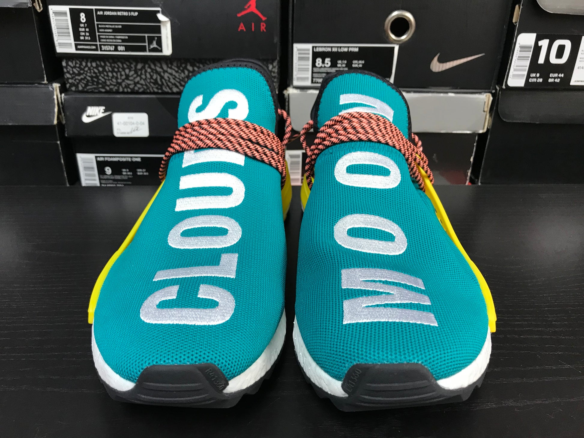 Adidas Human Race NMD Pharrell Sun Glow ChillyKicks Adidas Human Race NMD Pharrell Sun Glow ChillyKicks