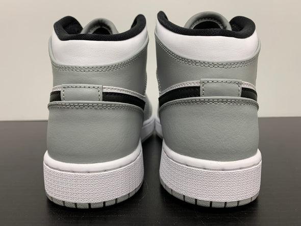 Nike Air Jordan 1 Mid Light Smoke Grey GS