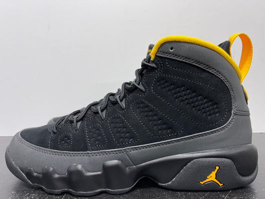 Nike Air Jordan 9 Dark Charcoal University Gold GS
