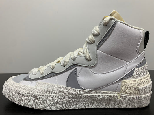 Nike Blazer Mid Sacai White Grey