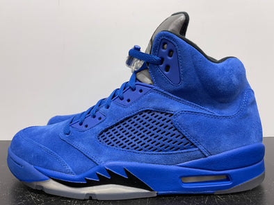 Nike Air Jordan 5 Blue Suede