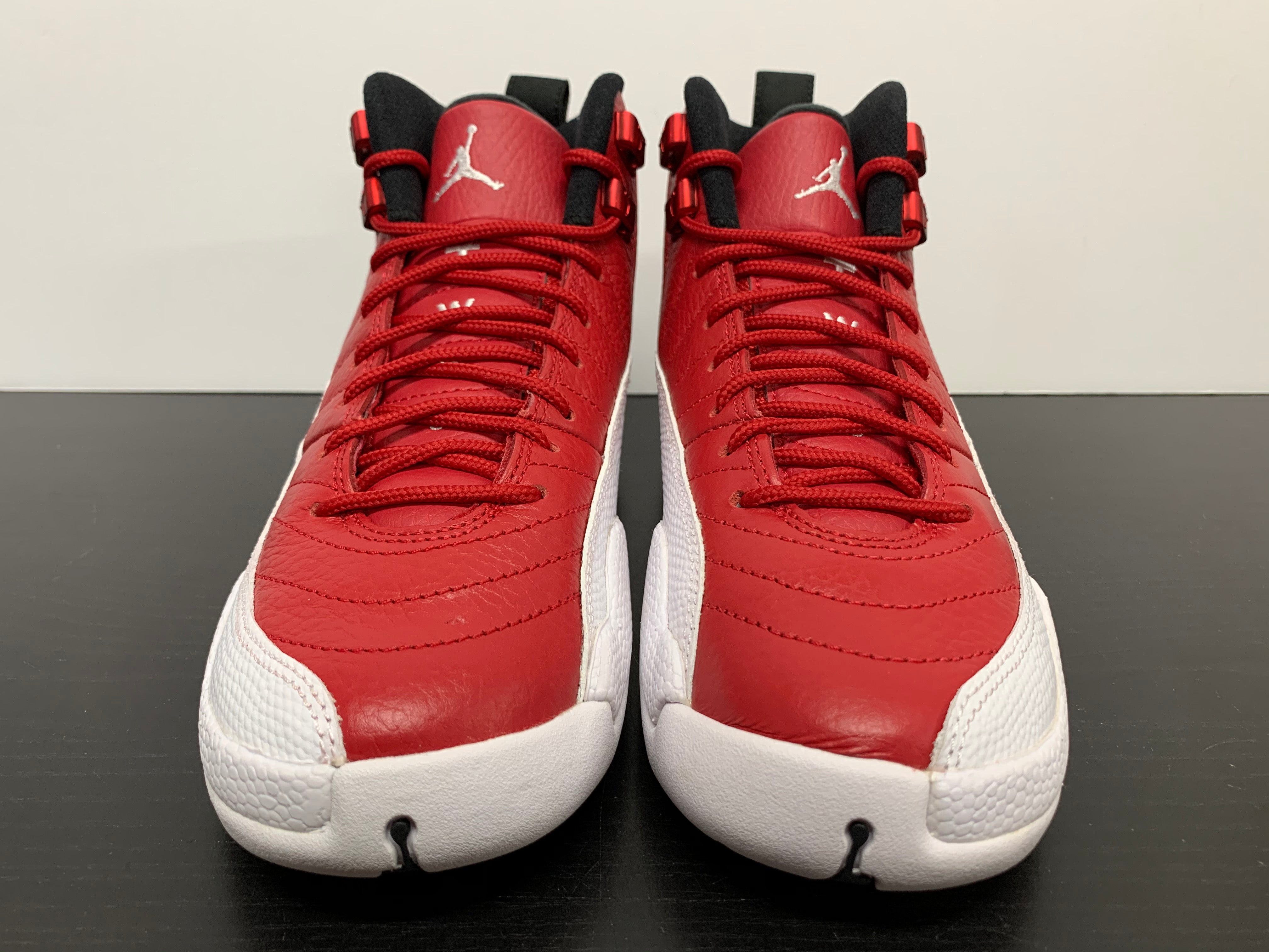 Jordan 12 red on sale gs