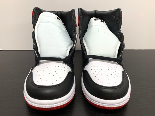 WMNS Nike Air Jordan 1 Satin Black Toe