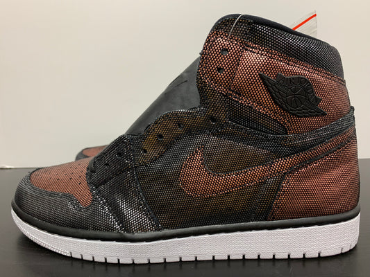 WMNS Nike Air Jordan 1 Fearless Black Metallic Rose Gold