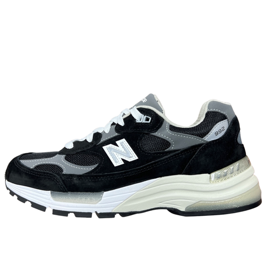 New Balance 992 Black Grey Suede