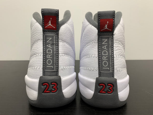 Nike Air Jordan 12 White Dark Grey GS