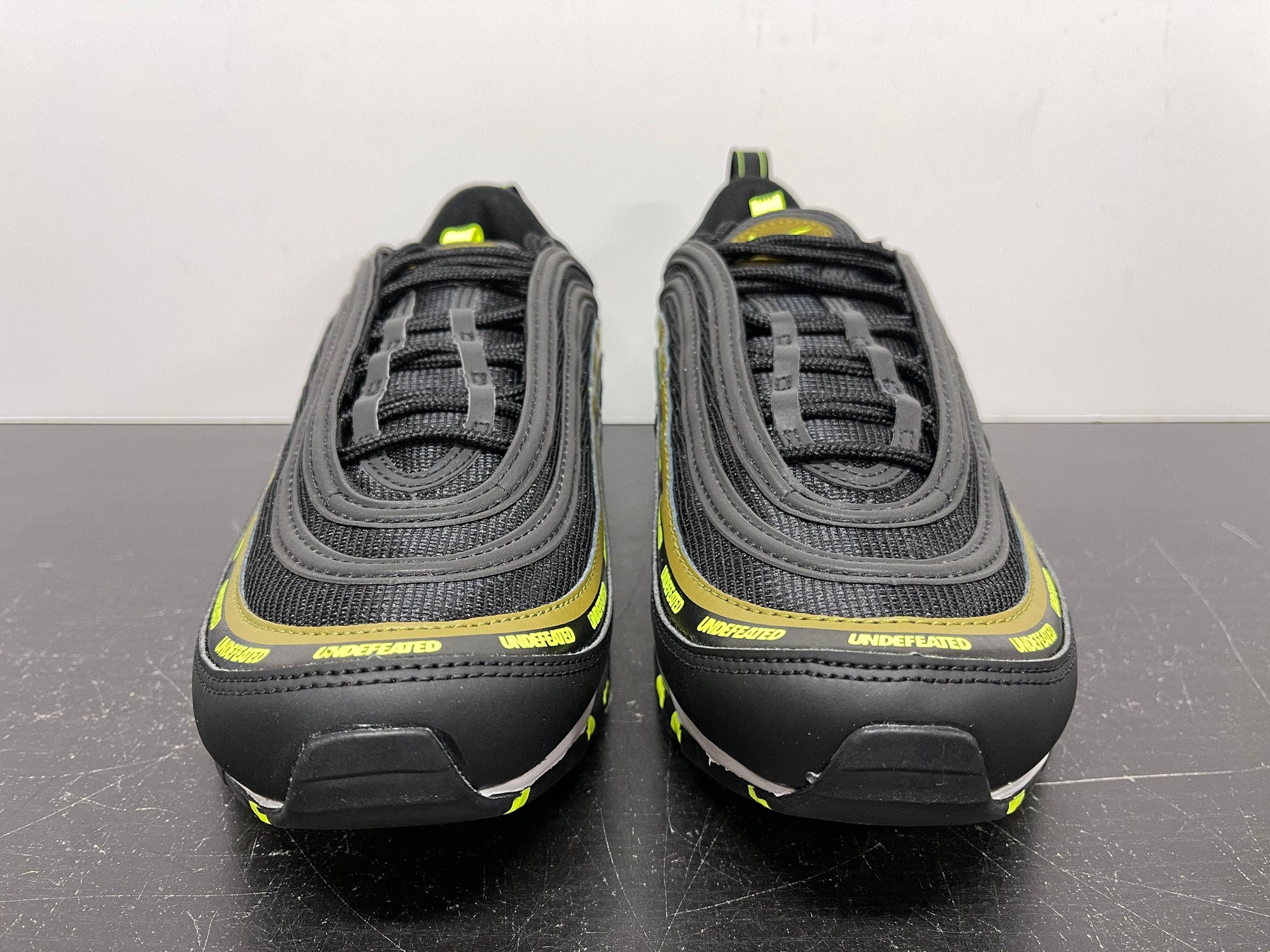 Air Max 97 Undefeated Black Volt Nike Air Max 97 Undefeated Black