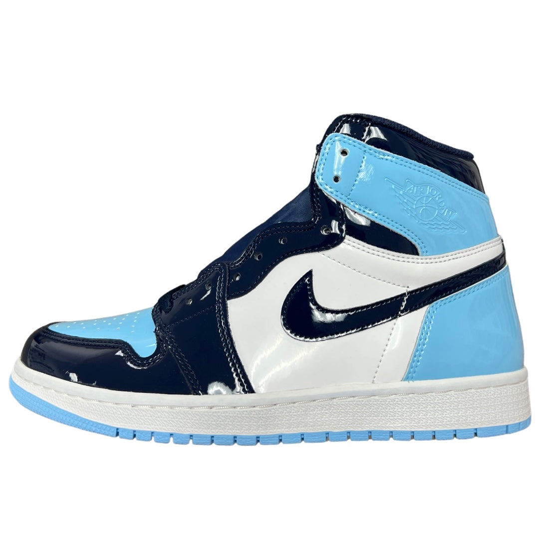 air jordan 1 unc patent blue chill