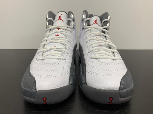Nike Air Jordan 12 White Dark Grey GS